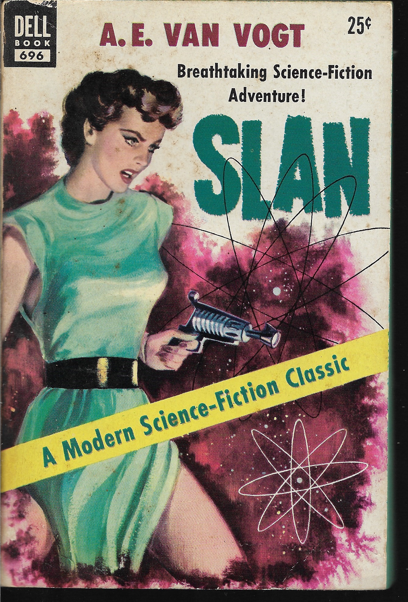 Slan - I love these old-style paperback covers.