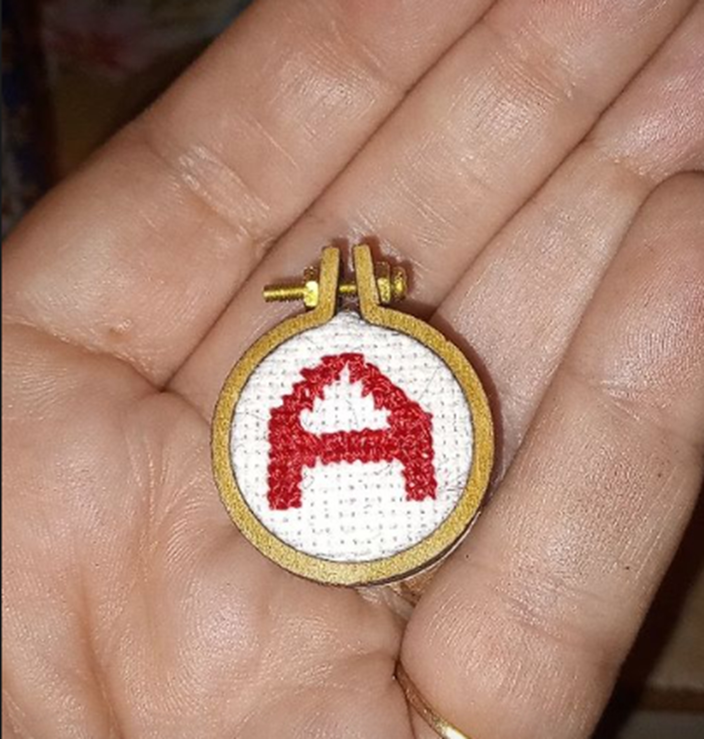 Photo I took of my first letter pendant/thing Photo I took of my first letter pendant/thing