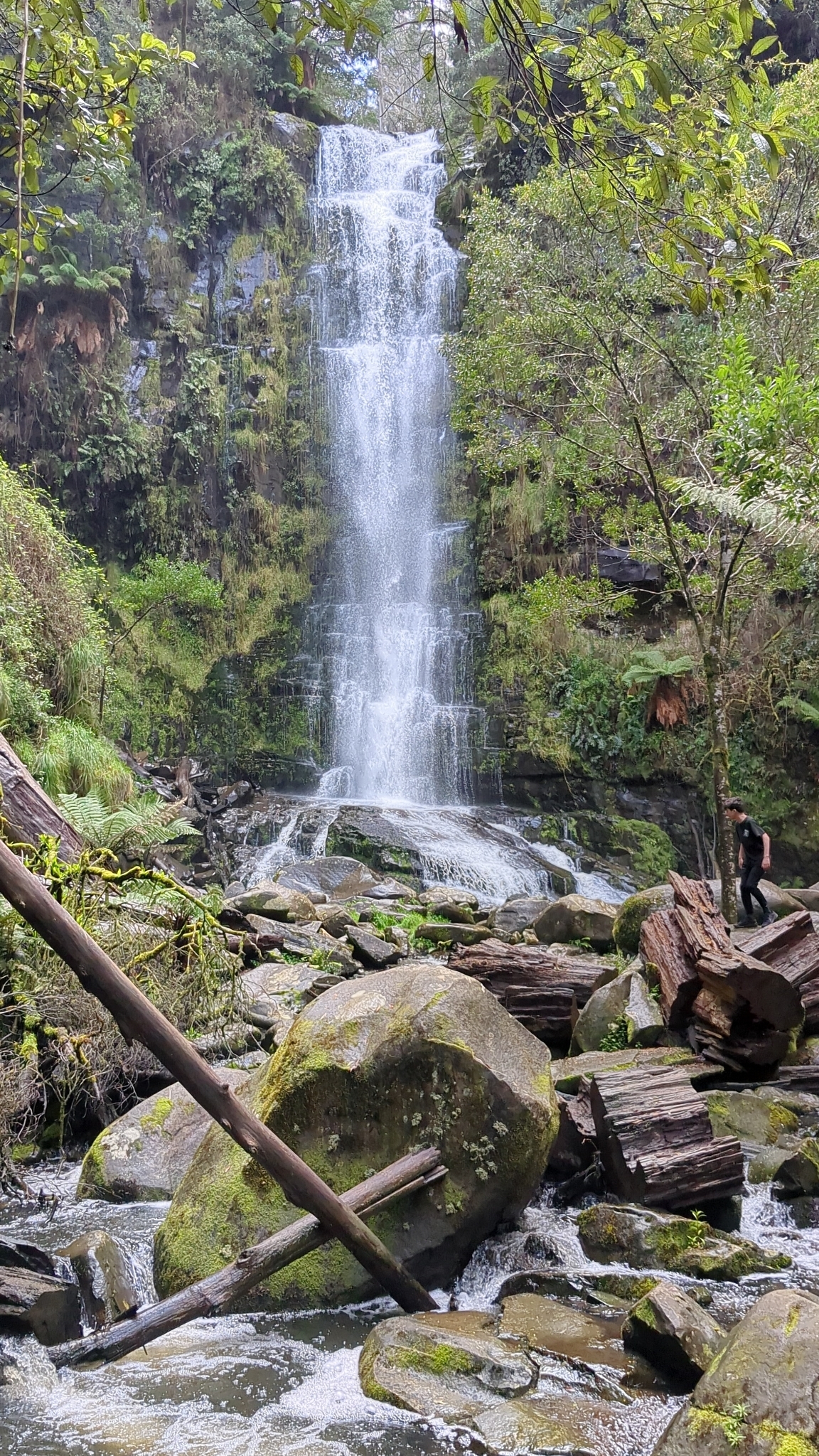 Waterfall on the Great Ocean Road Waterfall on the Great Ocean Road