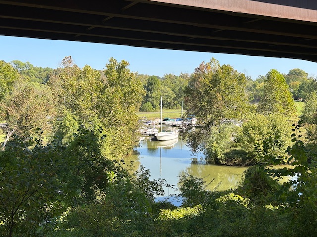 Harrods Creek near the Ohio River.  Photo taken by and the property of FourWalls.