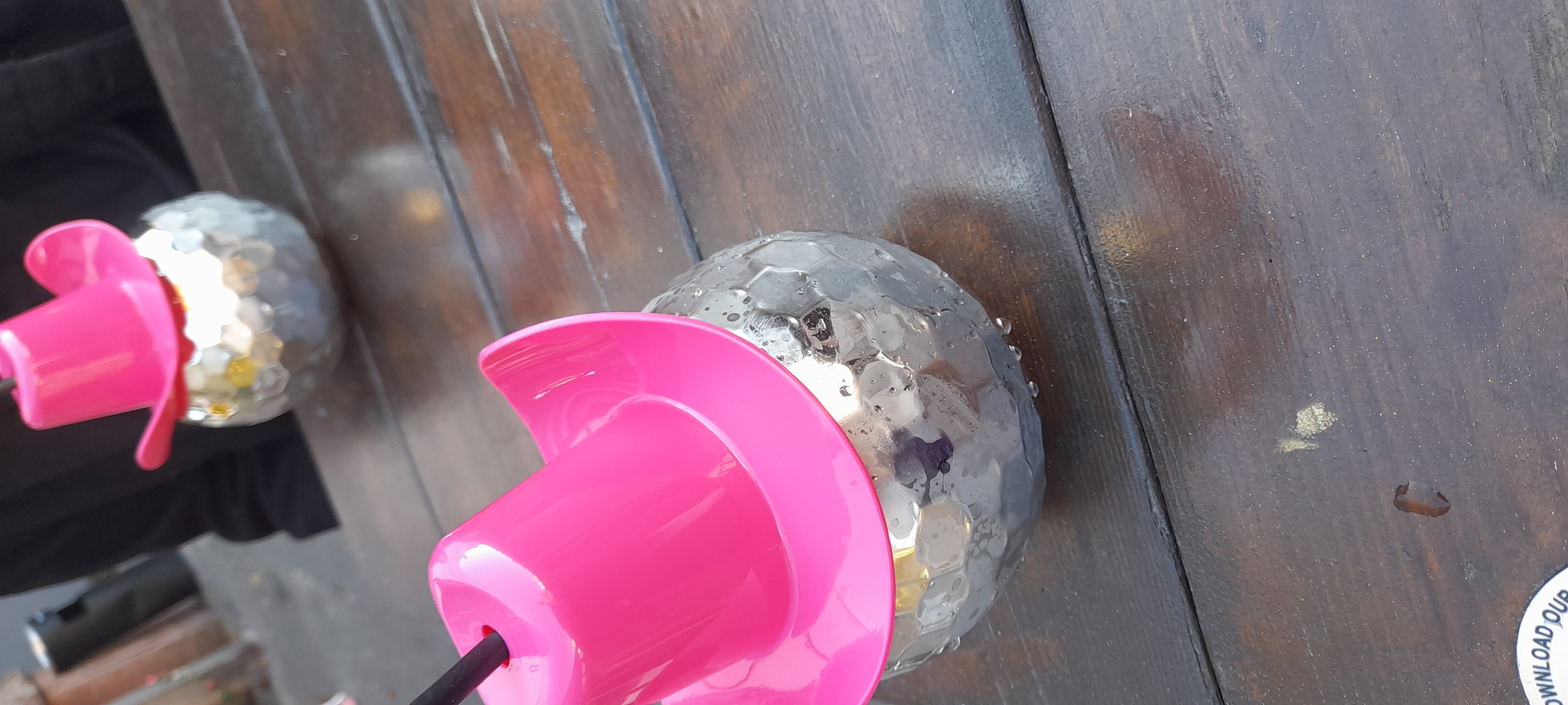 Cowboy hat disco ball cups