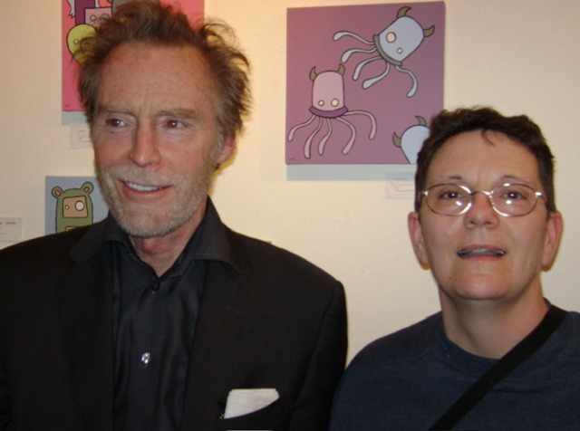 JD Souther and me at the Belcourt Theater, Nashville, 2009.  