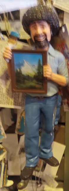 Cracker Barrel ornament Bob Ross