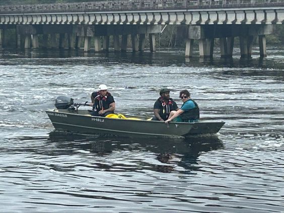 CCFD Swift Rescue at work in Savannah Georgia 