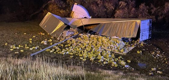 Semi-truck accident on eastbound Interstate 80 on Tuesday evening in Nebraska