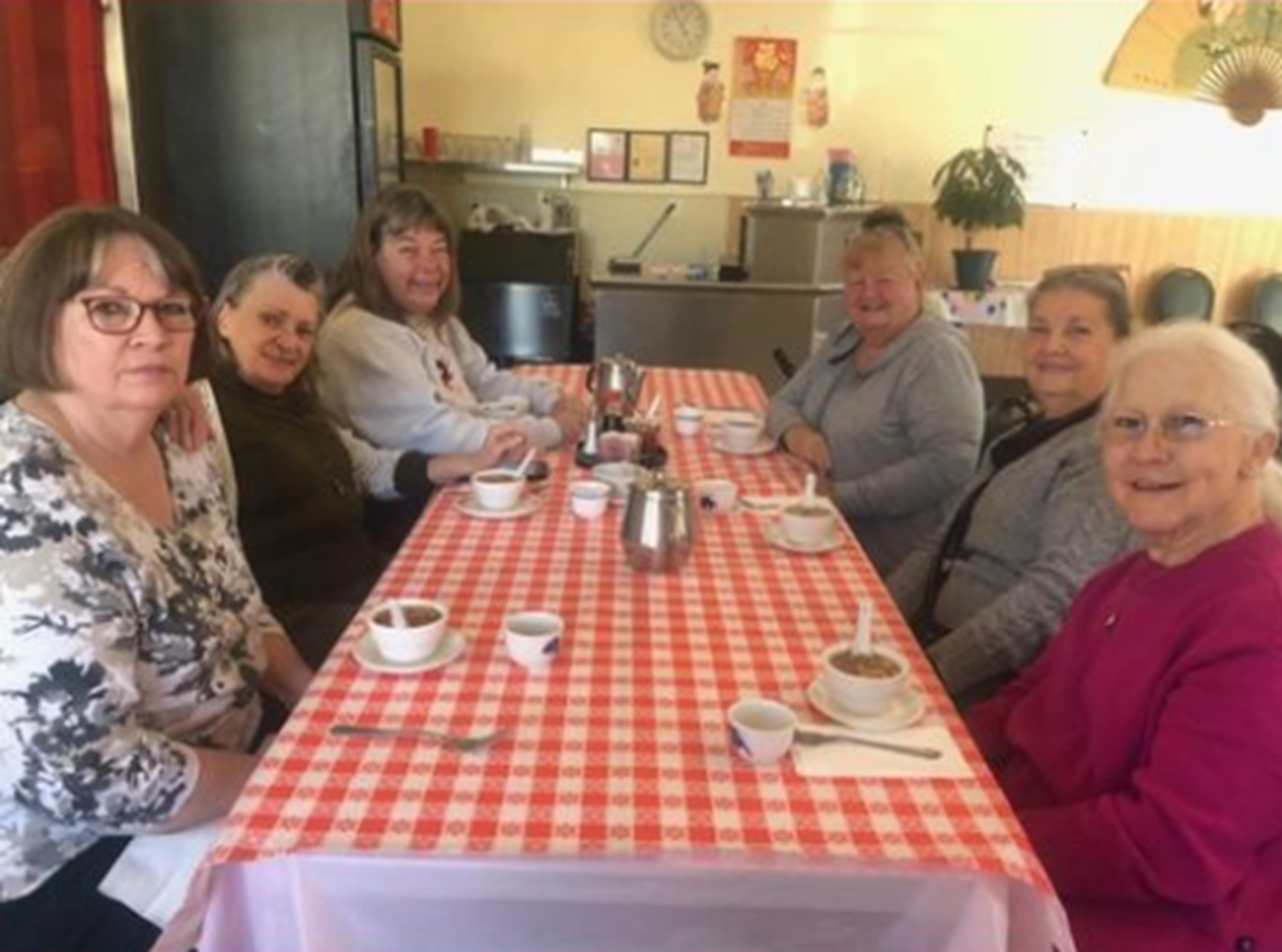 Photo of ladies at birthday lunch 11-10-24