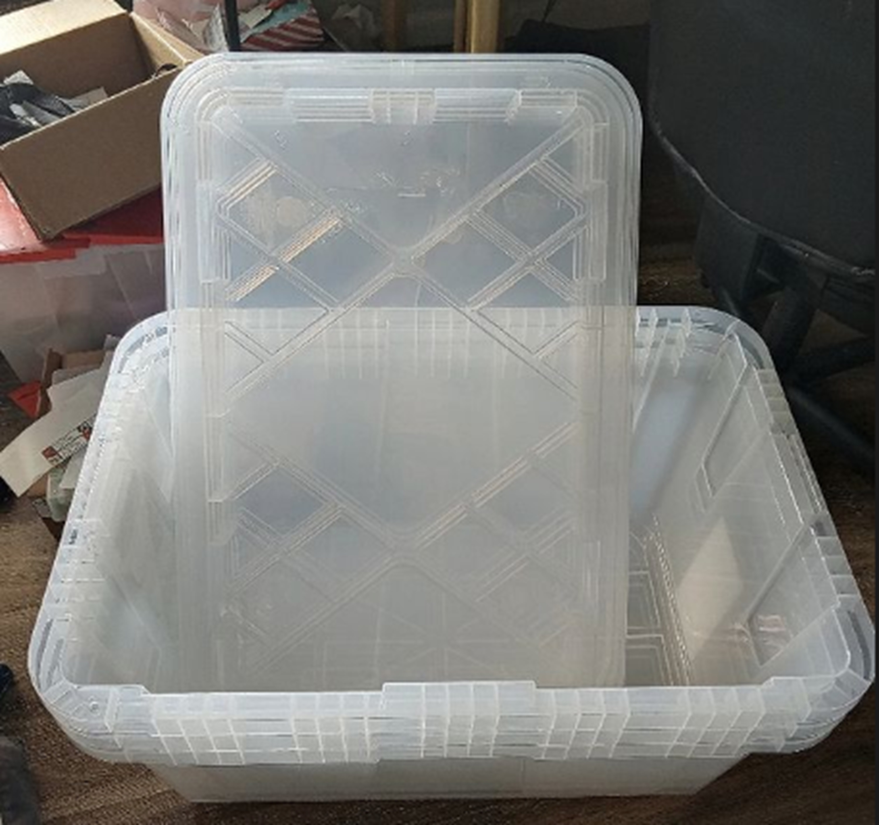 Photo I took of the storage containers I purchased Photo I took of the storage containers I purchased