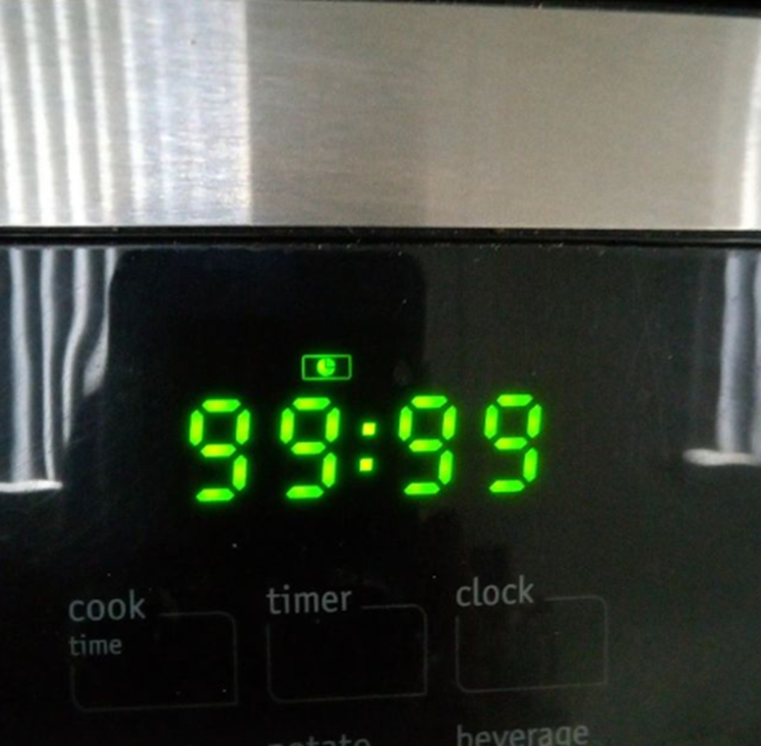 Photo I took of the microwave timer