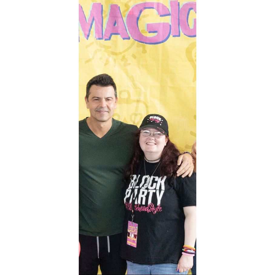 Photo Credit: It’s my picture, standing next to my favorite musician, Jordan Knight (on 8.16.24.)