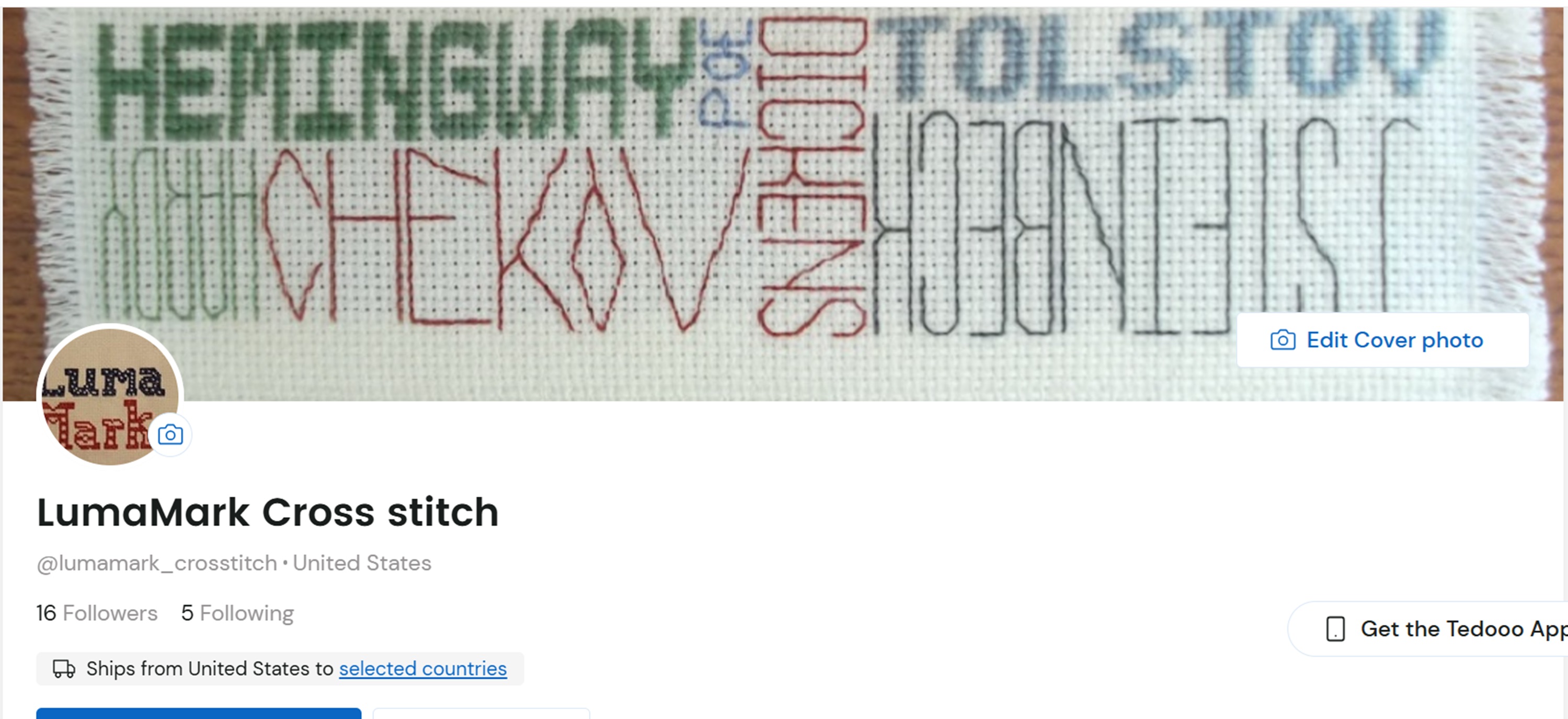 Screencap of Tedoo shop banner