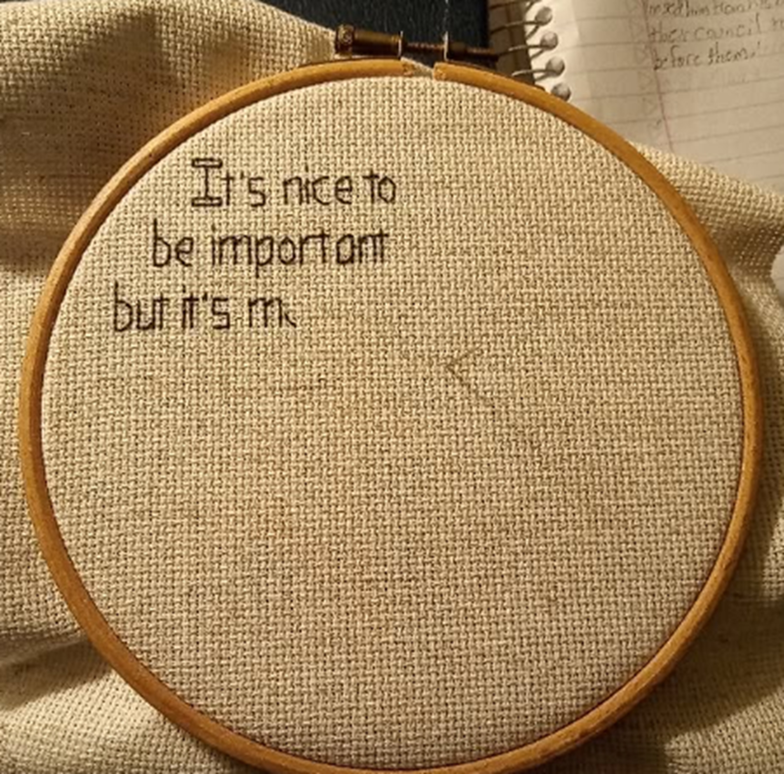Cross stitch I did this evening