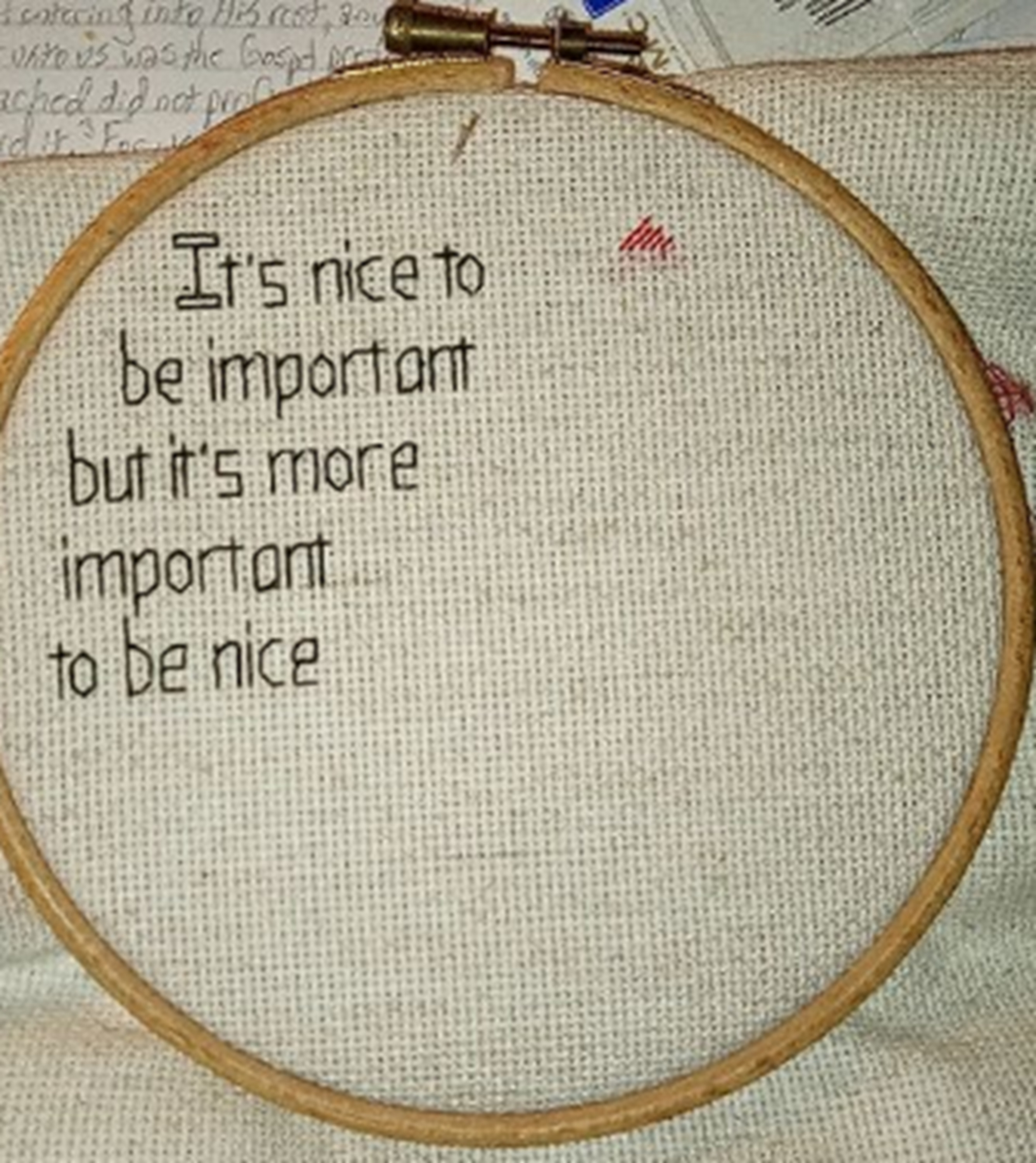 Got a little further on my stitching Got a little further on my stitching