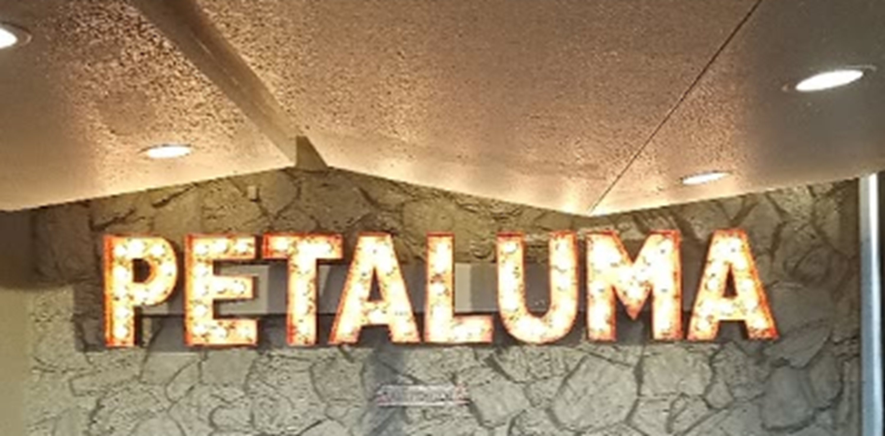 Photo I took of the Petaluma sign in Denny's Photo I took of the Petaluma sign in Denny's