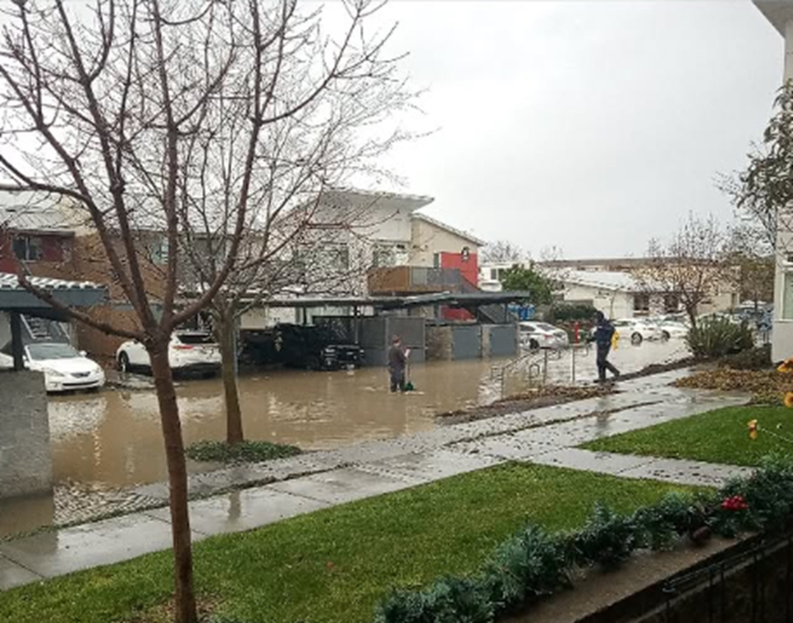 Photo I took of the road in front of my apartment