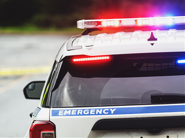 Police car in Indianapolis Indiana