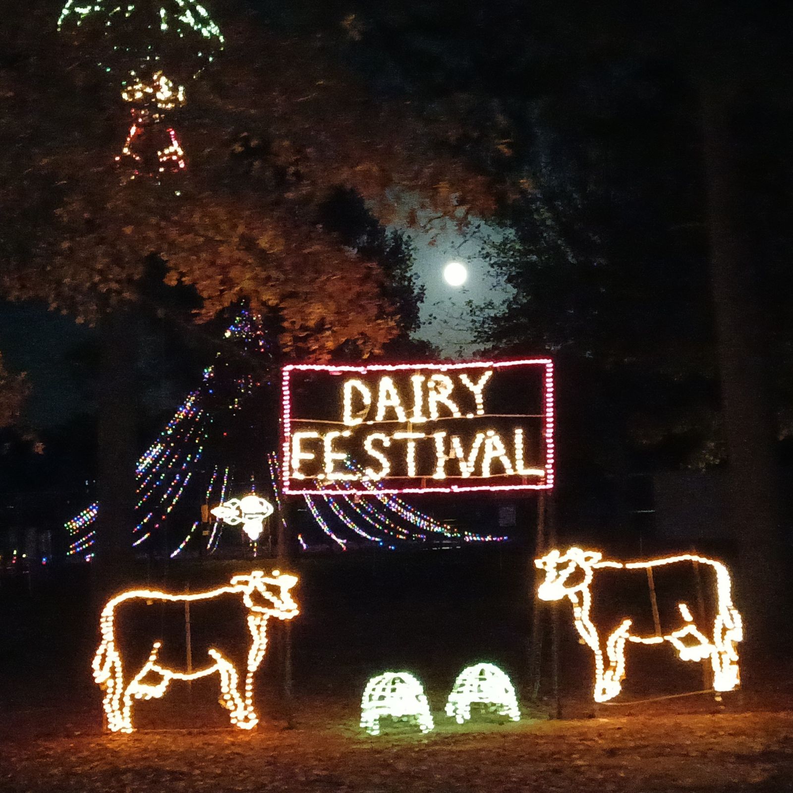 Dairy Festival display at Holdiay in the Park, Tylertown, MS