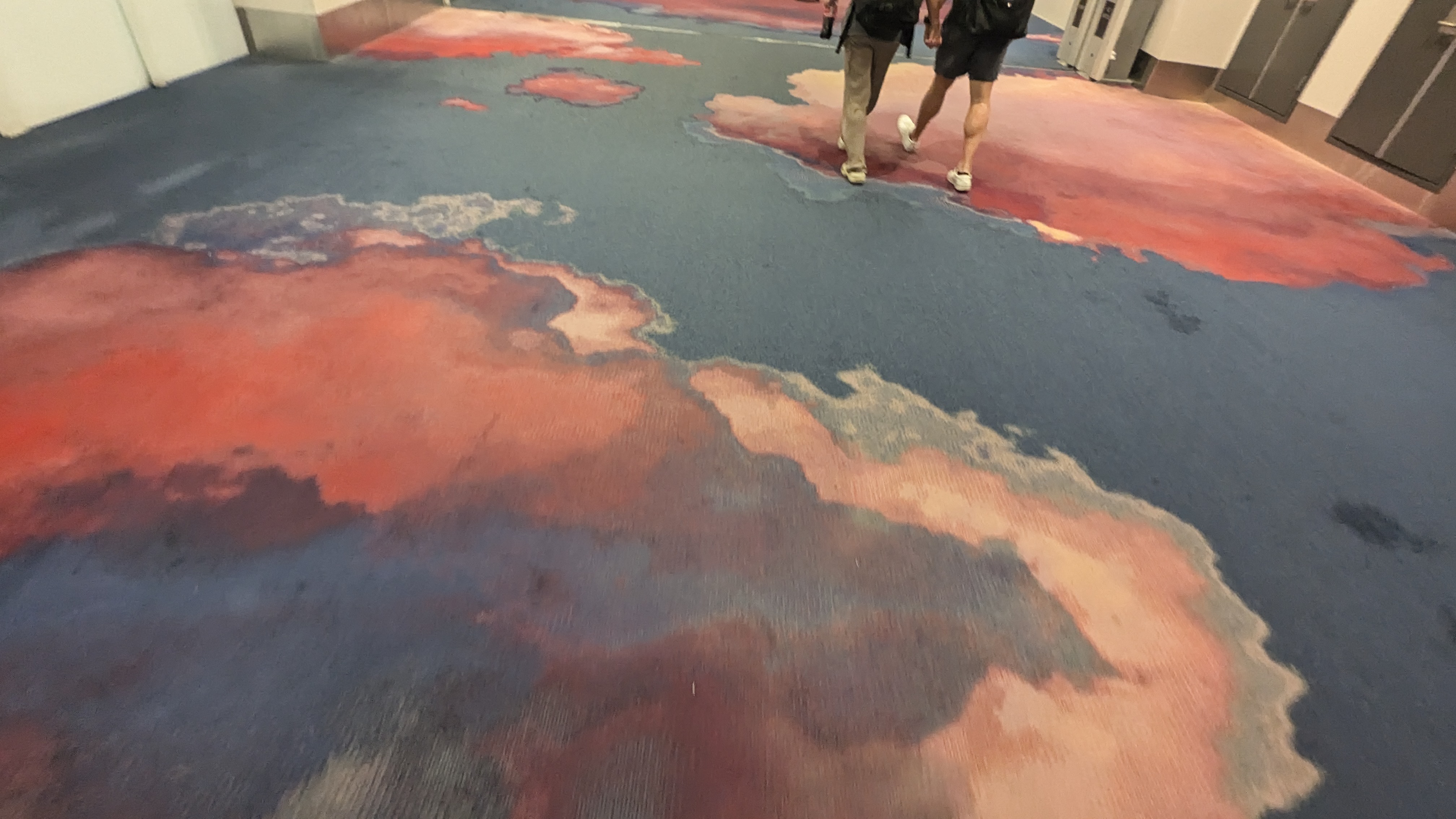 Melbourne airport carpet design