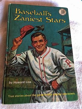 Cover of a baseball book named "Baseball&#039;s Zaniest Stars."