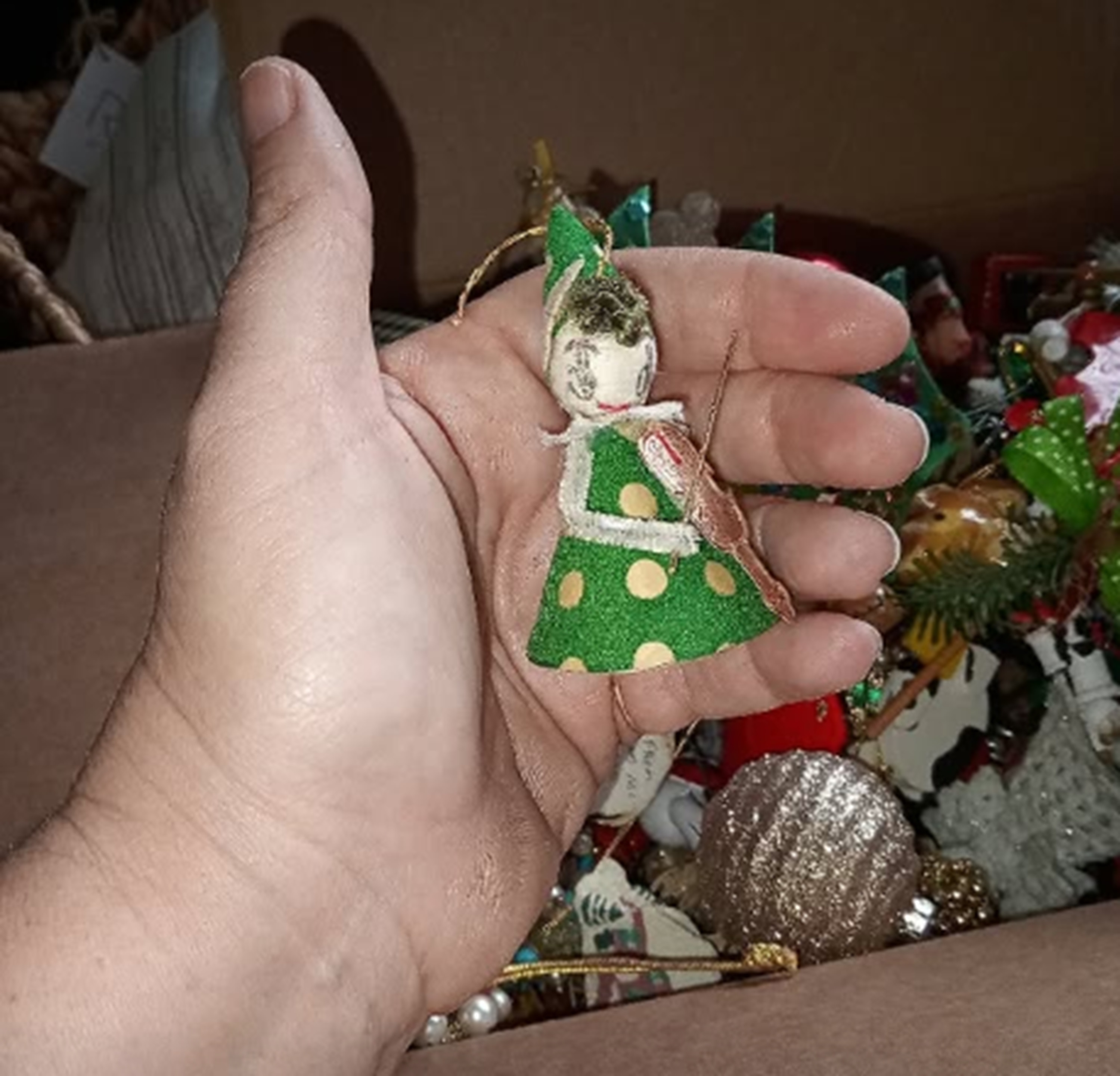 Photo I took of the elf ornament Photo I took of the elf ornament