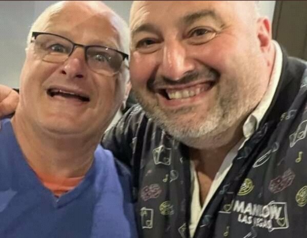 Wynne with his brother Huw. Huw is on the left. Wynne with his brother Huw. Huw is on the left.