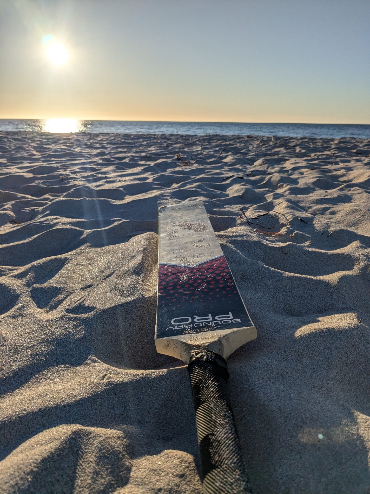 Beach cricket sports