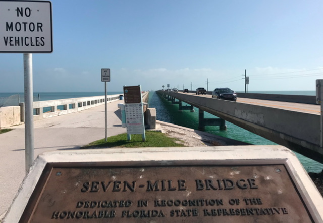 Seven Mile Bridge, Florida Keys, 2020.  Photo taken by and the property of FourWalls.