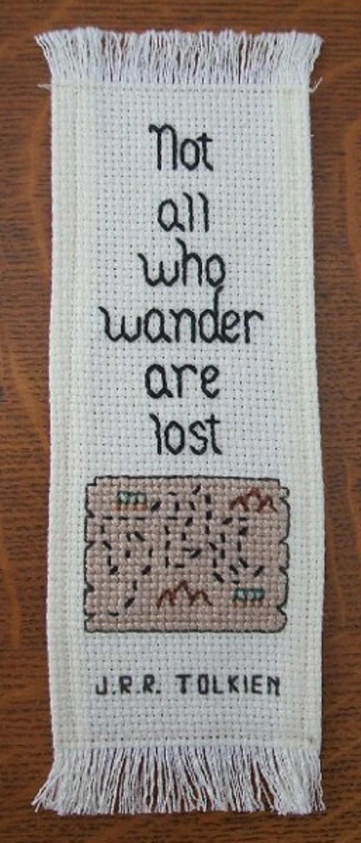 Bookmark I stitched