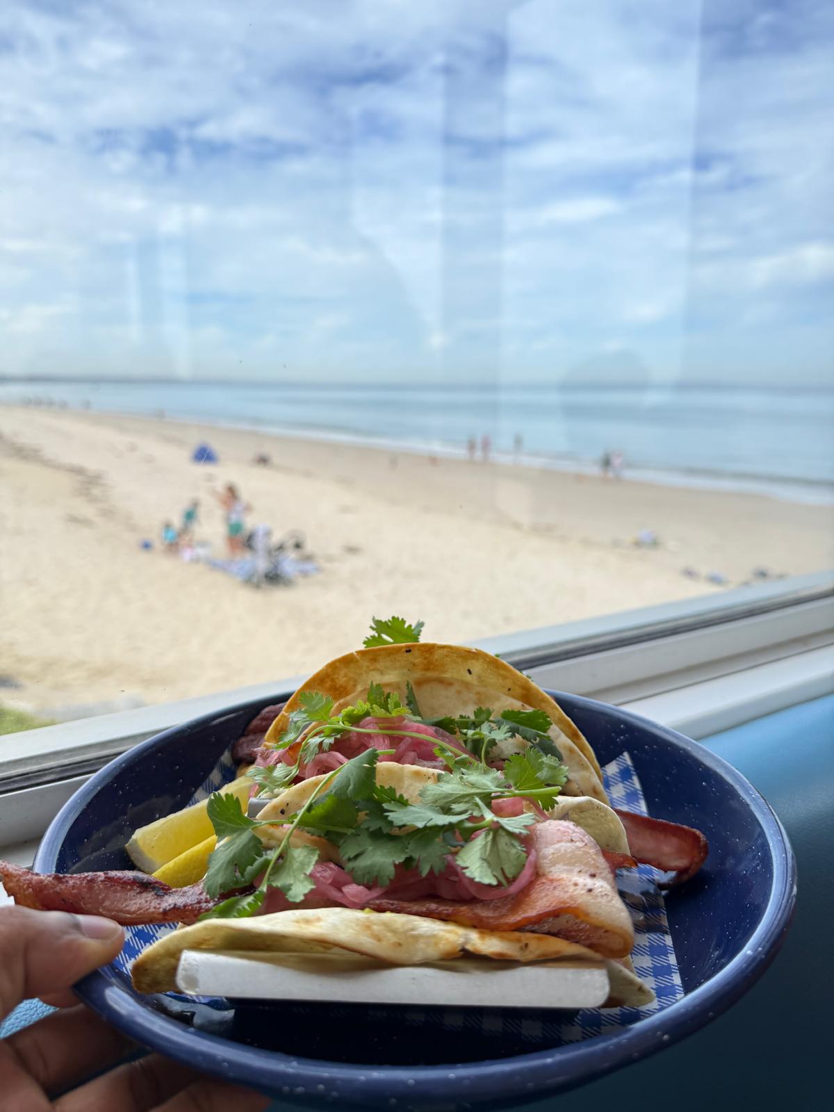 Breakfast at the beach