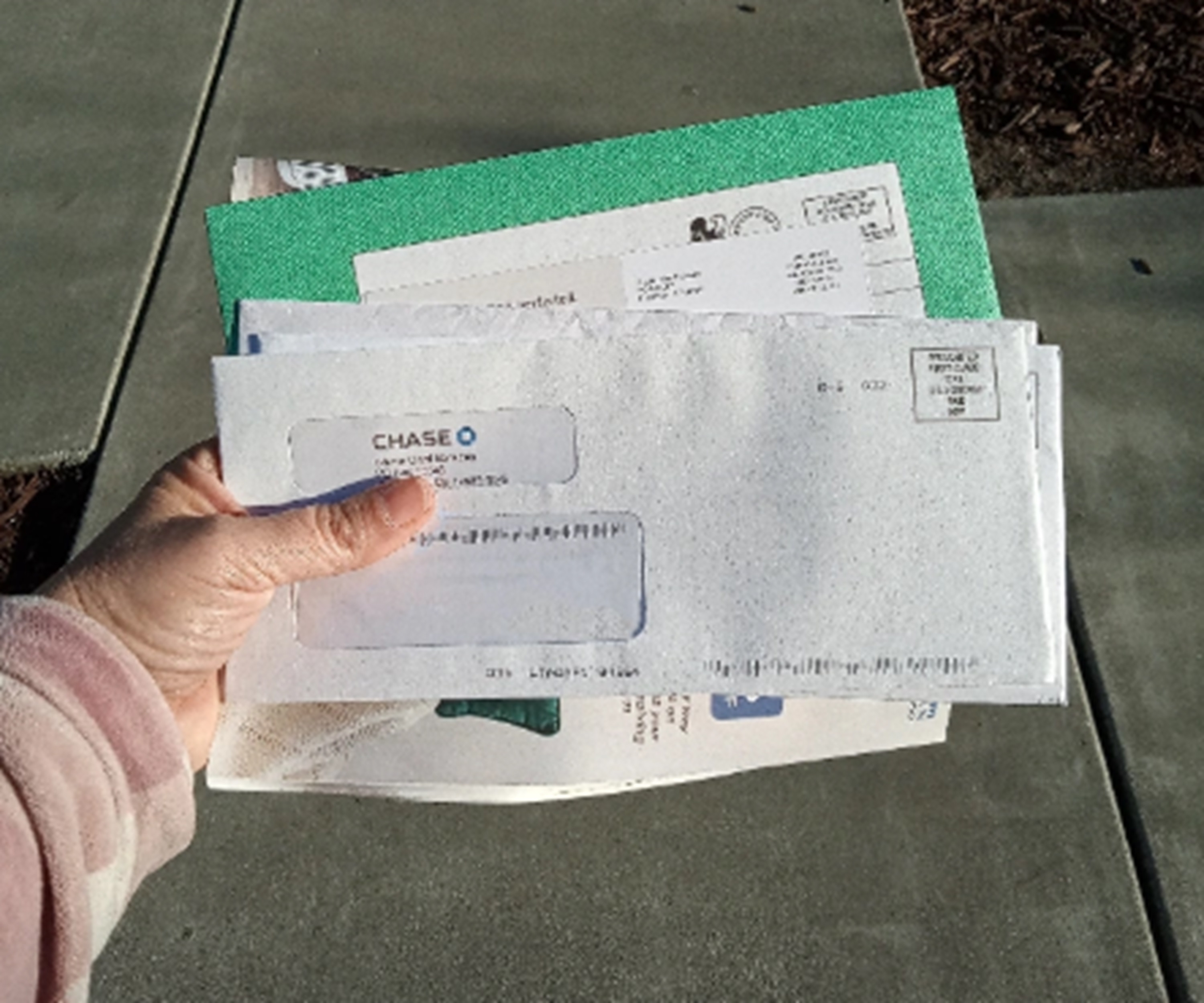 Photo I took of my exciting mail Photo I took of my exciting mail