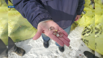 Engagement ring at a recycling center in New Hampshire.