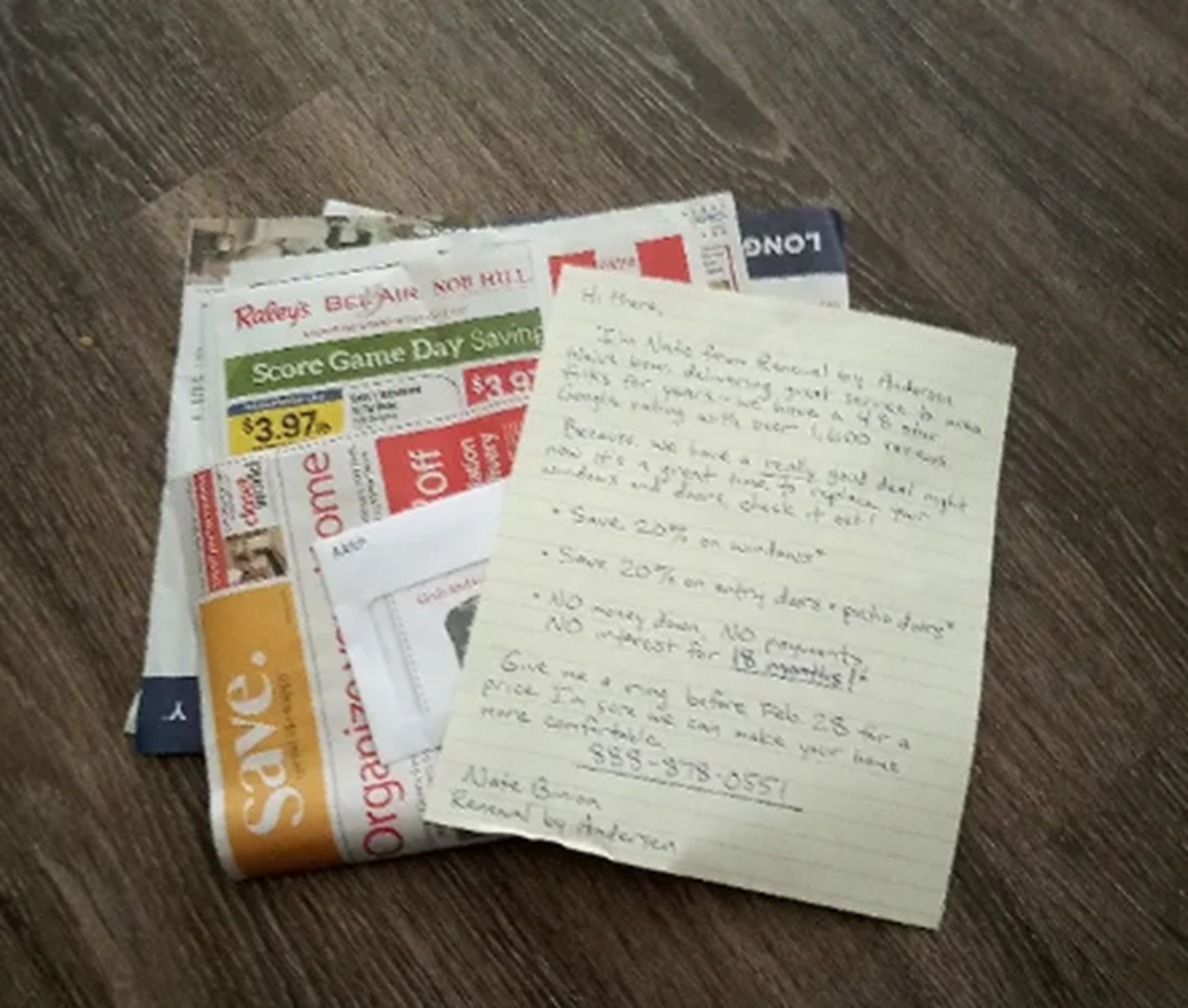 Photo I took of my exciting mail. Photo I took of my exciting mail.