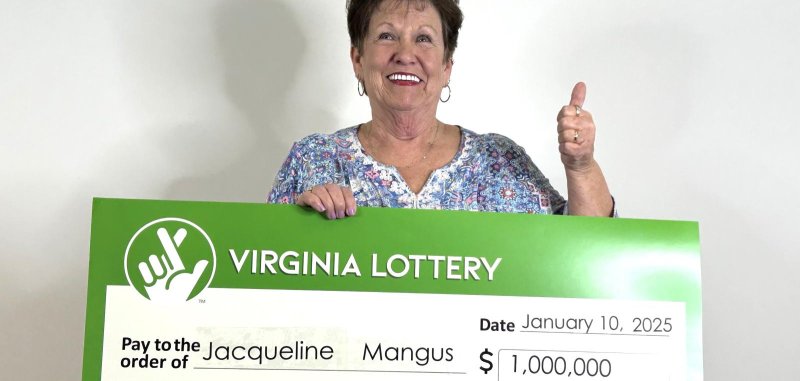 Raffle ticket winner Jacqueline Magnus in Moneta Virginia. Raffle ticket winner Jacqueline Magnus in Moneta Virginia.
