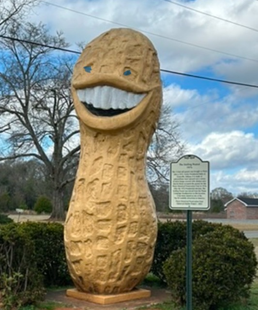 The eyes of Jimmy Carter’s peanut.