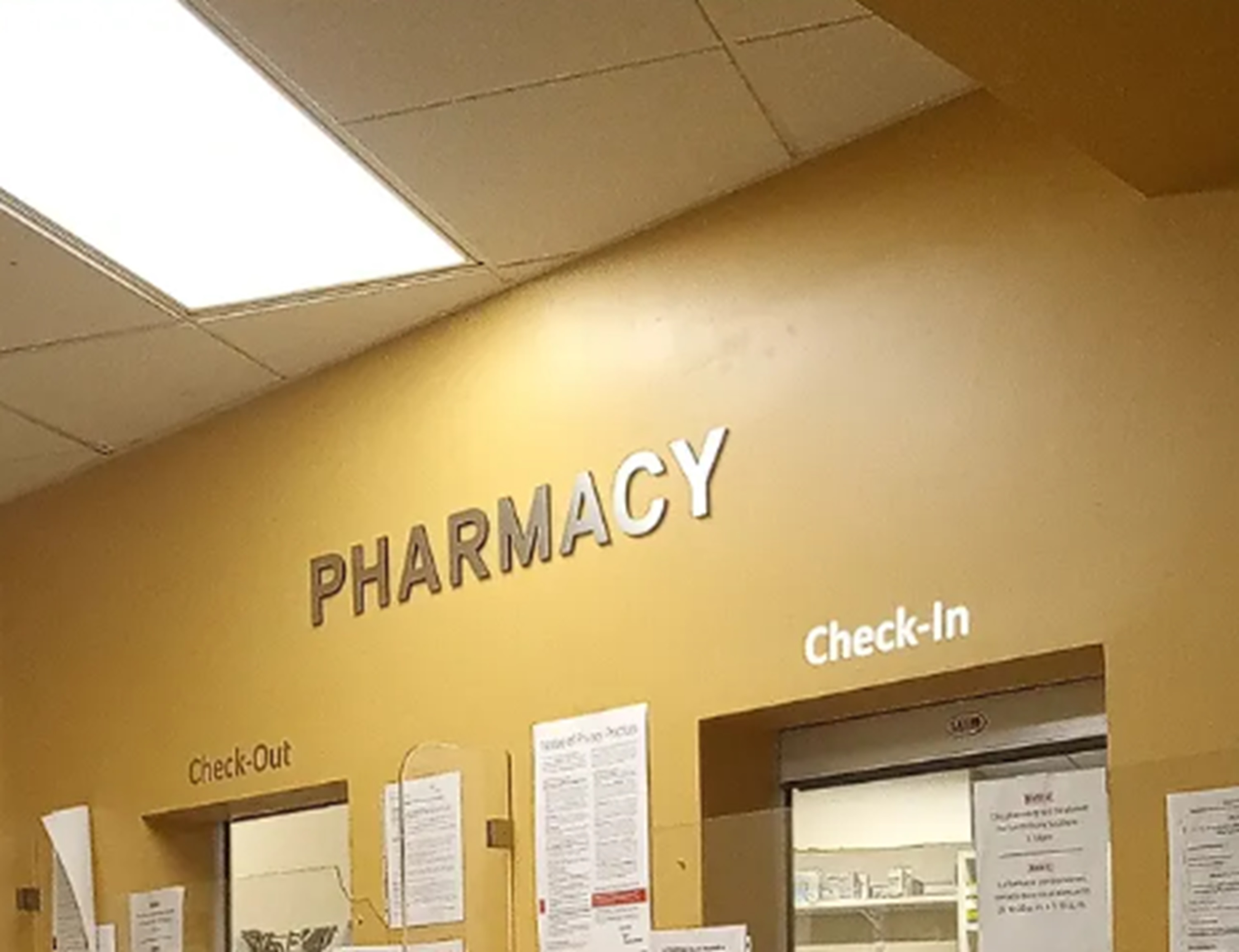 Pharmacy I waited at today