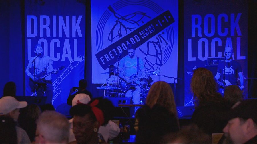 Former MLB pitcher Bronson Arroyo with his musical band in Ohio for charity Former MLB pitcher Bronson Arroyo with his musical band in Ohio for charity