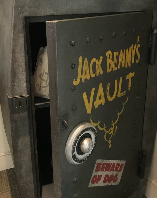 Jack Benny’s vault at the Little White House.  Photo taken by and the property of FourWalls.