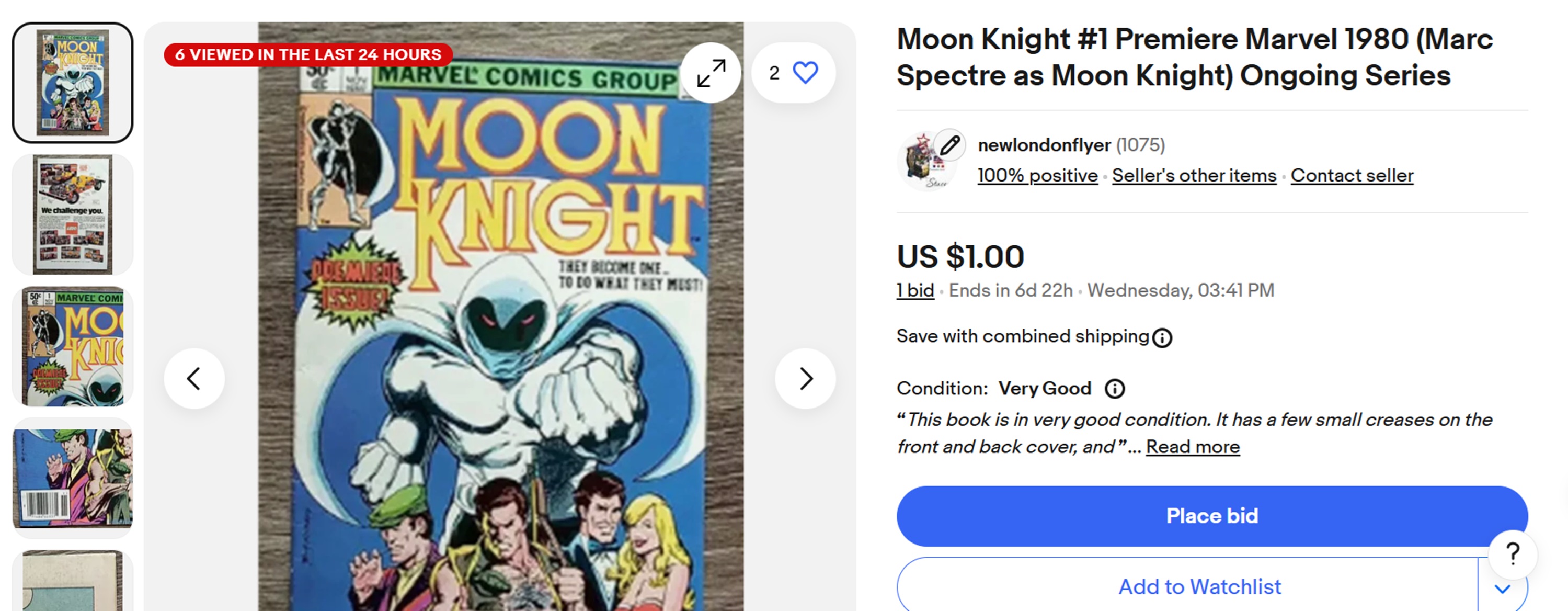 Screencap of my eBay auction Screencap of my eBay auction