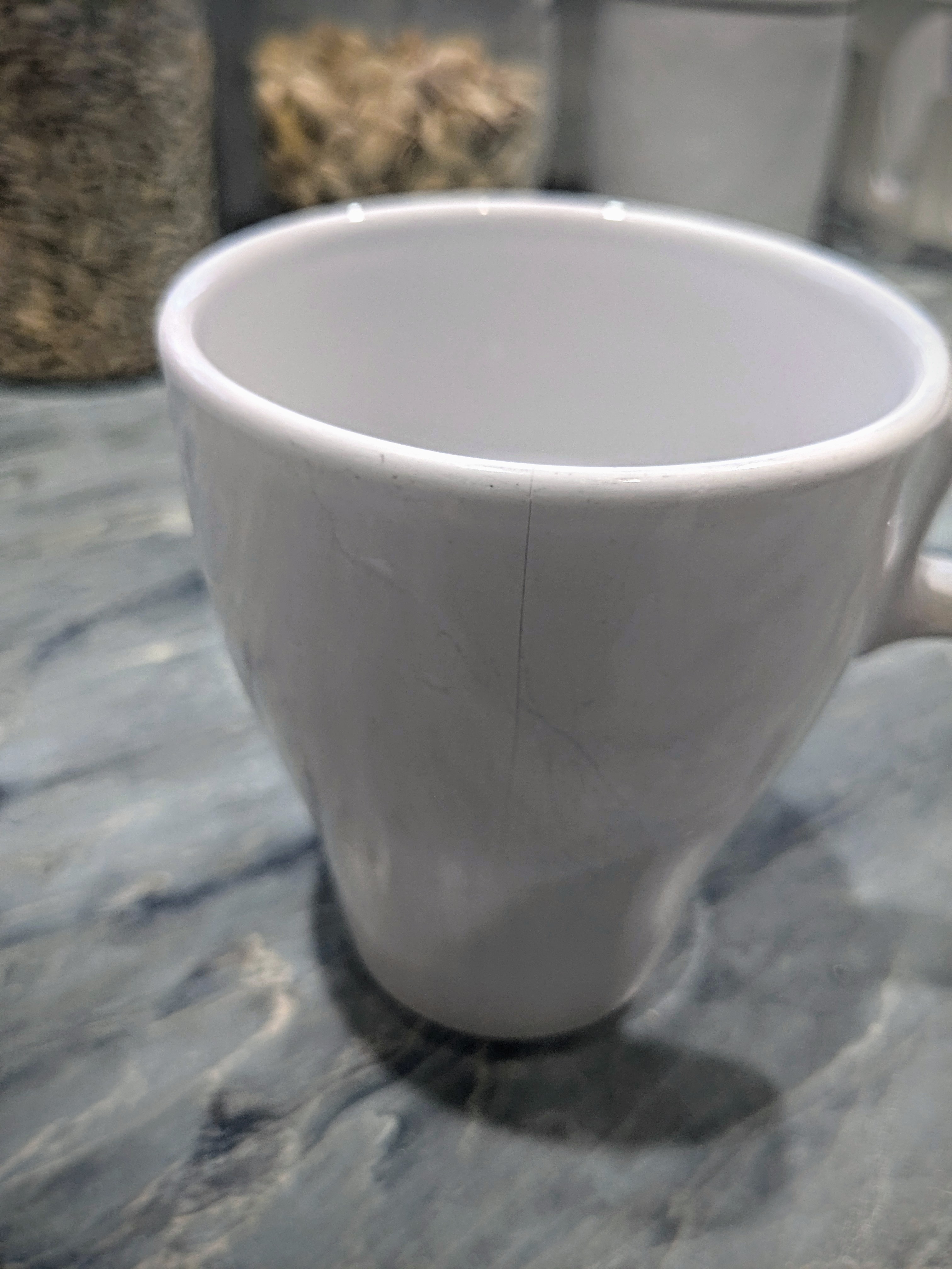 A crack on my coffee mug