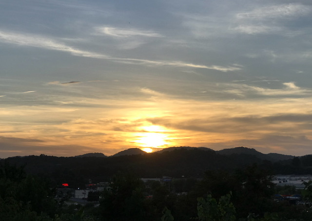 Sunset in the Smokies.  Photo taken by and the property of FourWalls.