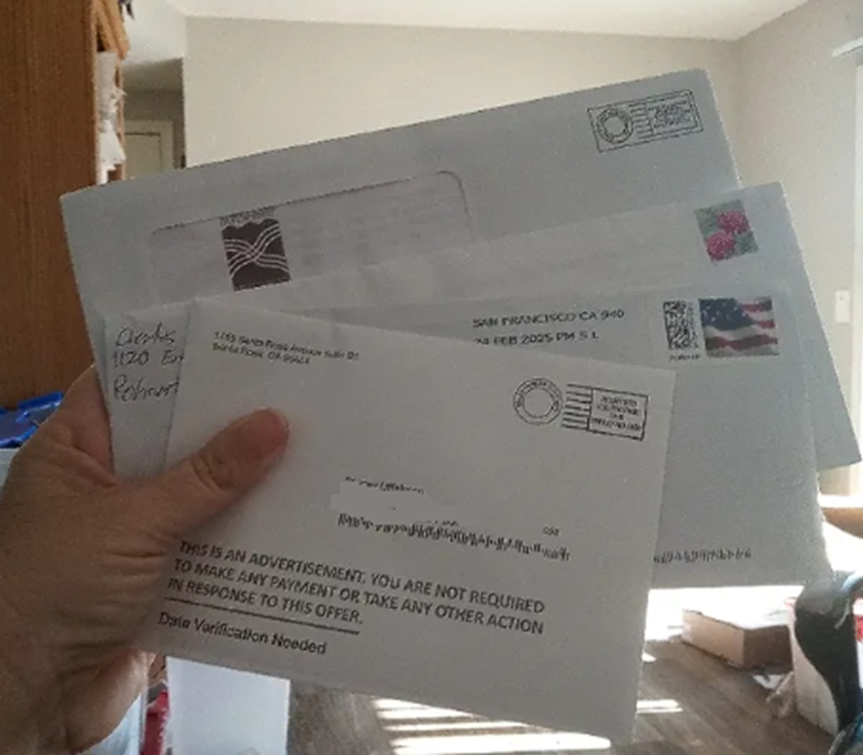 Photo I took of my mail Photo I took of my mail