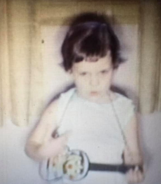 Me as a baby.  Screen grab from home 8mm movies taken by my dad.