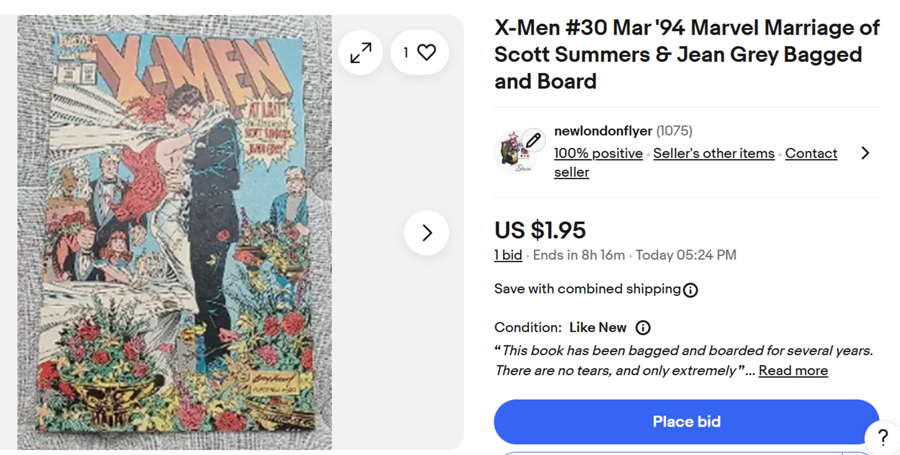 Screencap of my current auction Screencap of my current auction