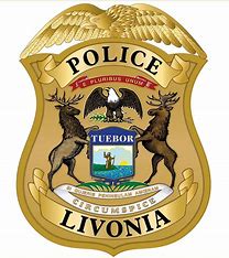 Police badge of the Livonia Police Department.