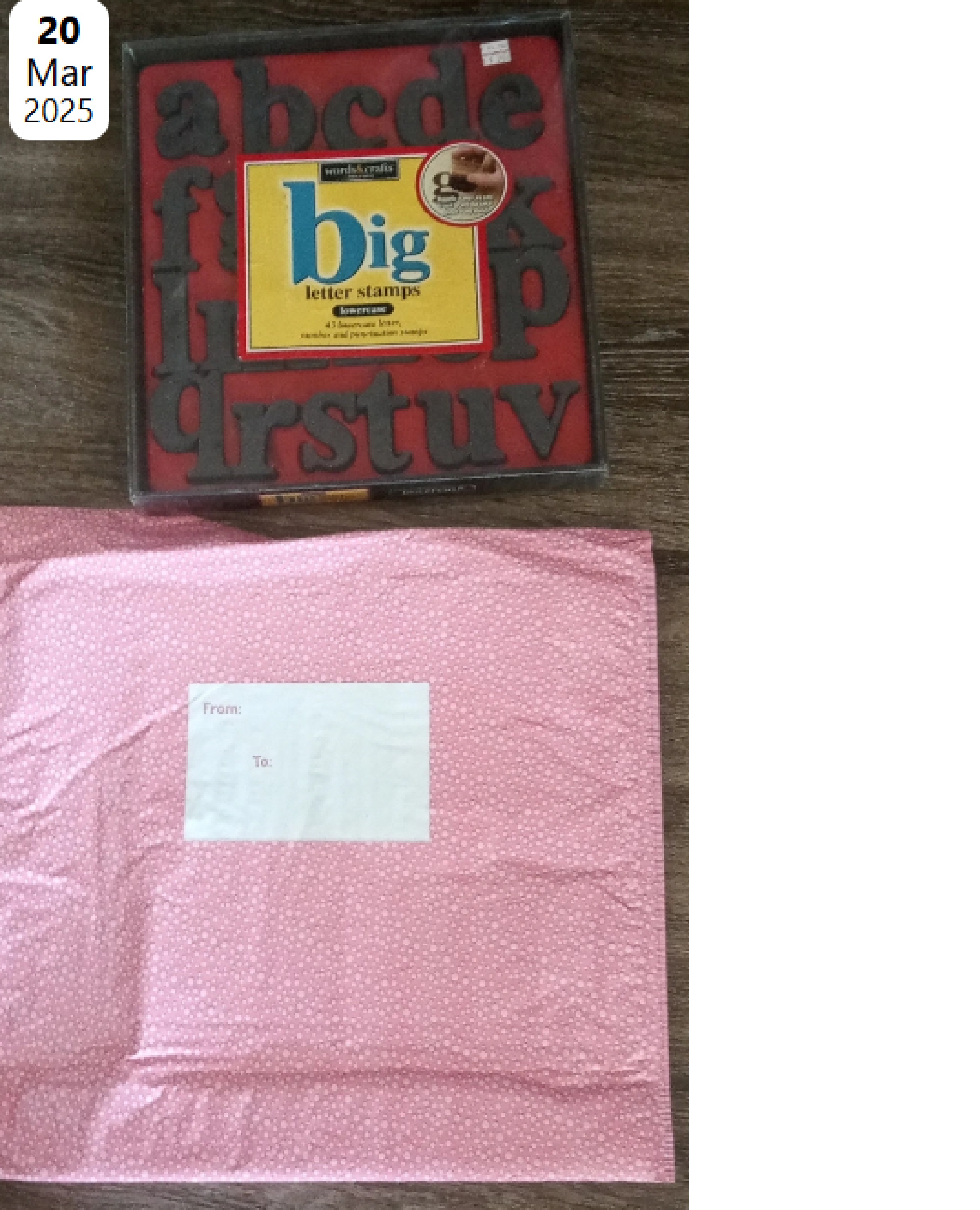 Photo I took of magnet stamps with envelope Photo I took of magnet stamps with envelope