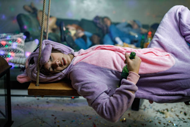 A drunk woman suffering a hangover from excessive dinking. Photo Credit: Istock