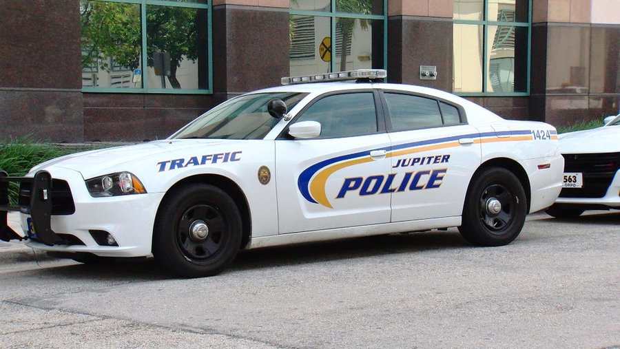 Jupiter Police Department police car in Florida. Jupiter Police Department police car in Florida.