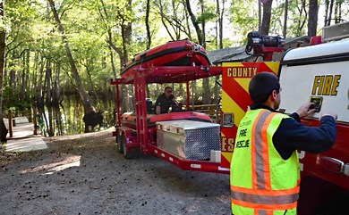 Firefighters rescue 3 males in the Edisto River
