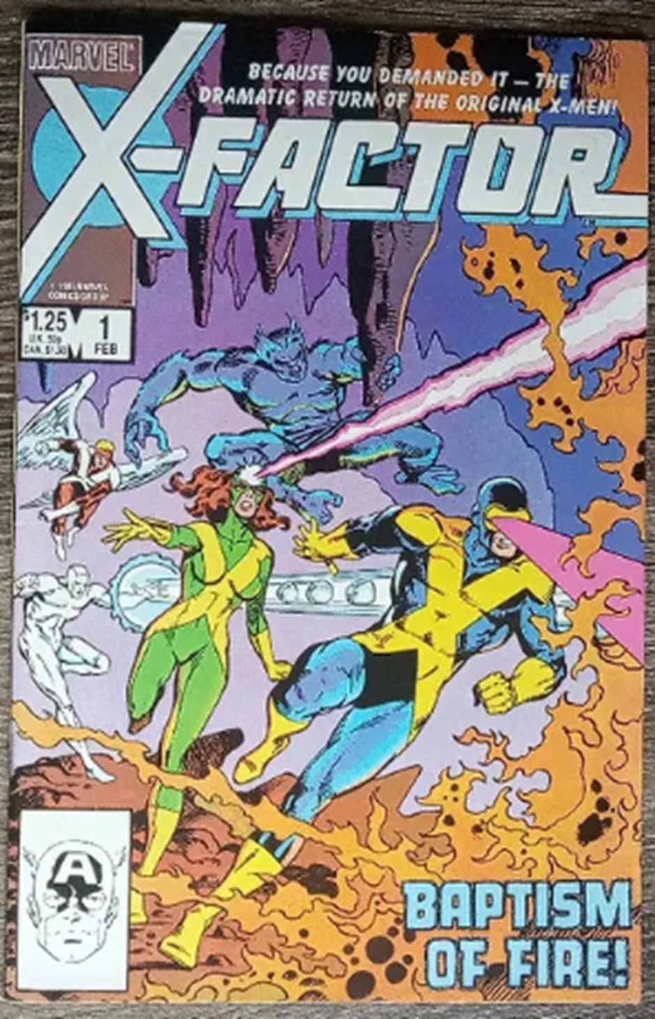One of the photos I took of the comic book X-Factor #1