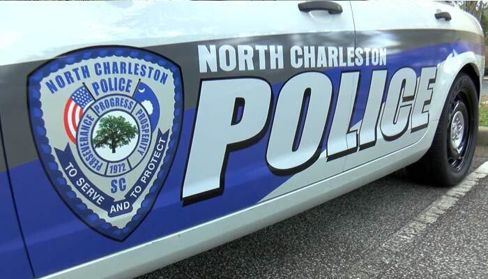Logo of a police car in North Charleston South Carolina