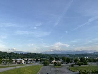 From the balcony.  Photo taken by and the property of FourWalls.
